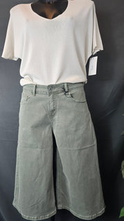 Broek wide leg short
