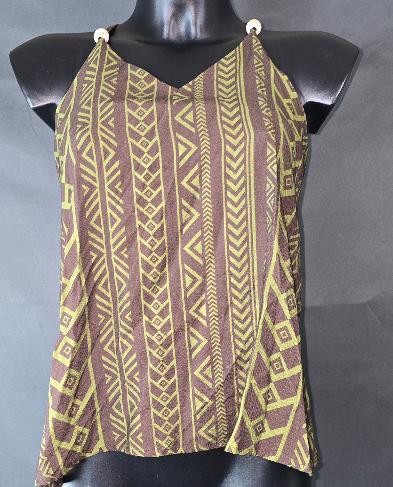 Top met Geometrische print