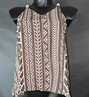 Top met Geometrische print