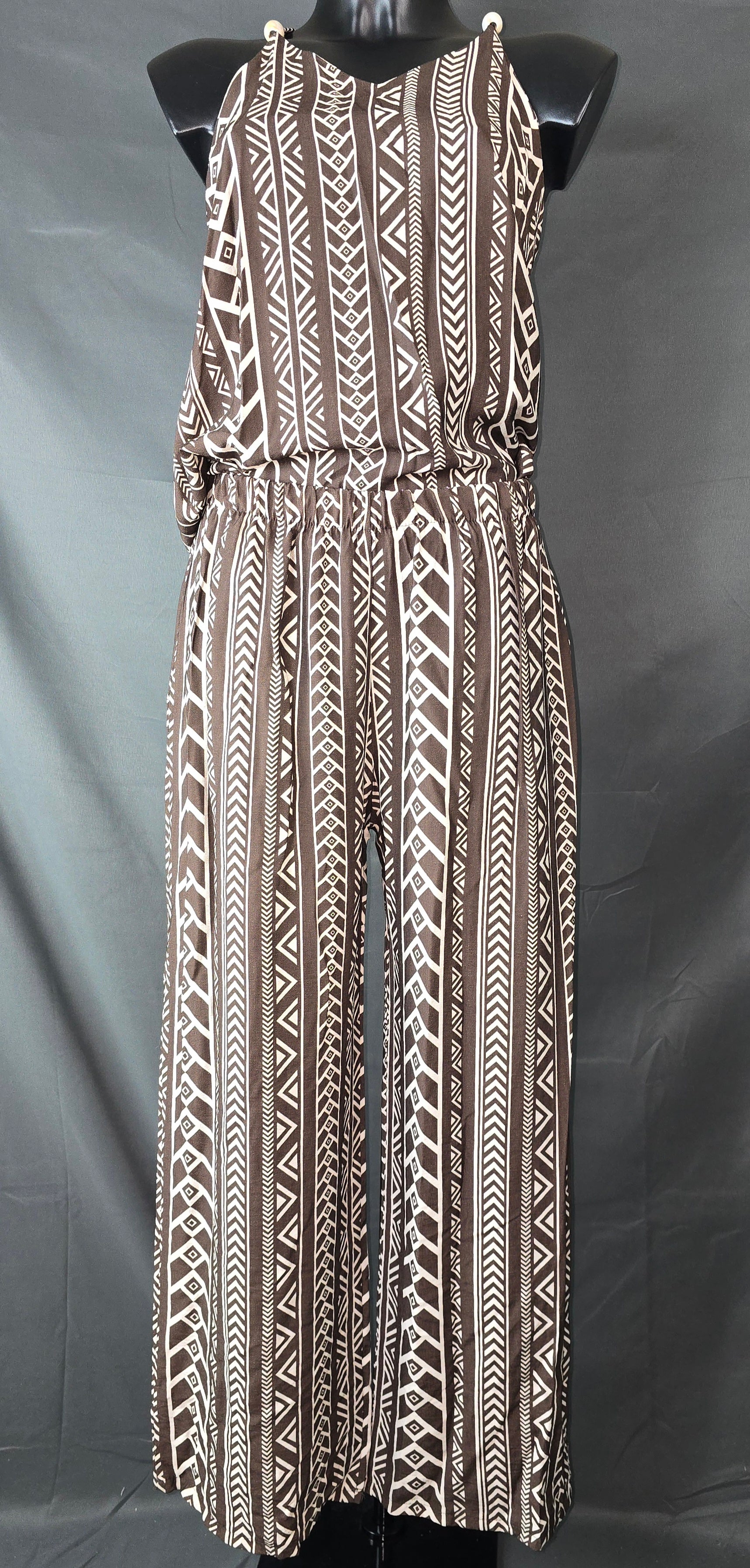 Top met Geometrische print