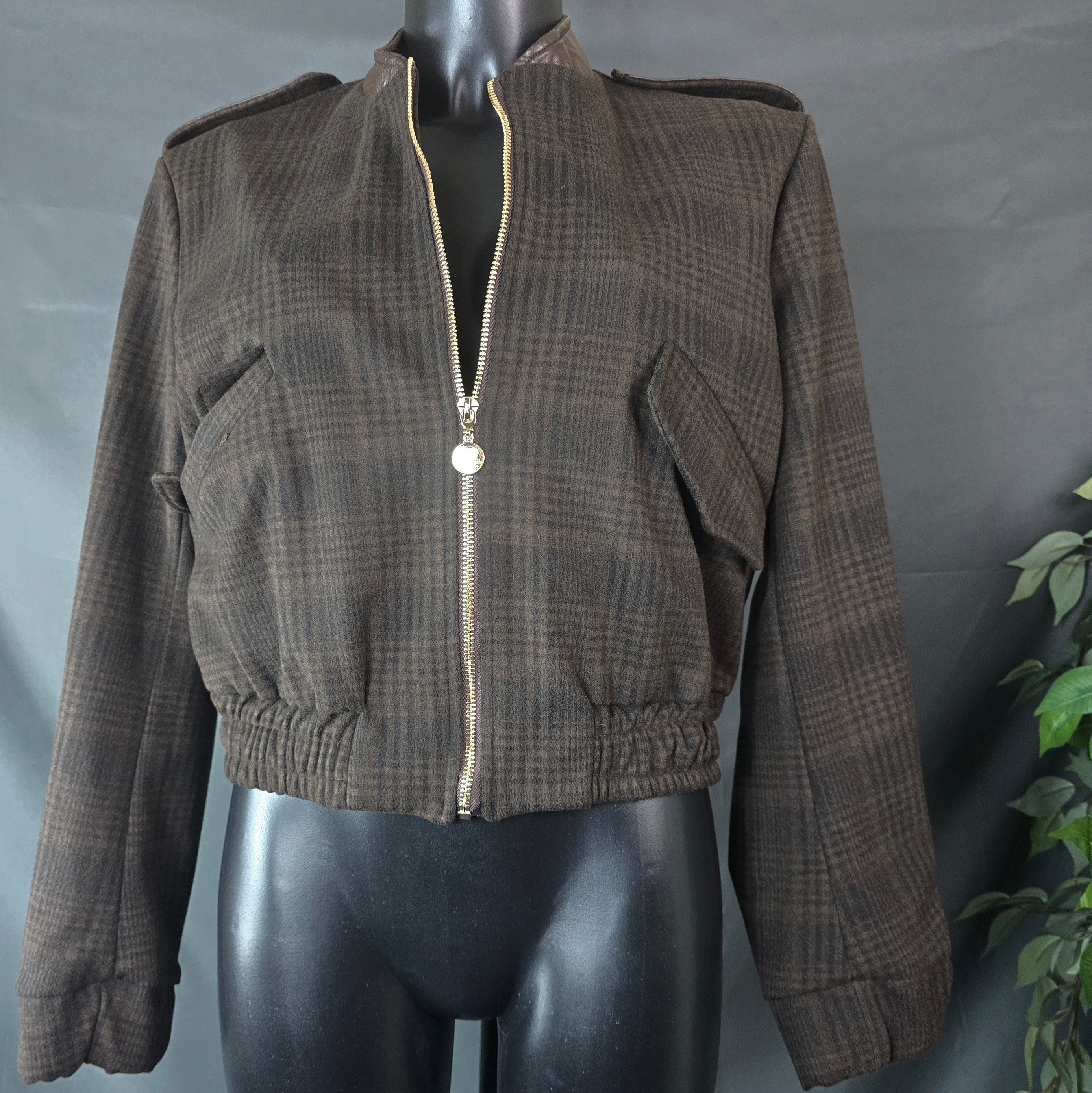 bomber jas ruit